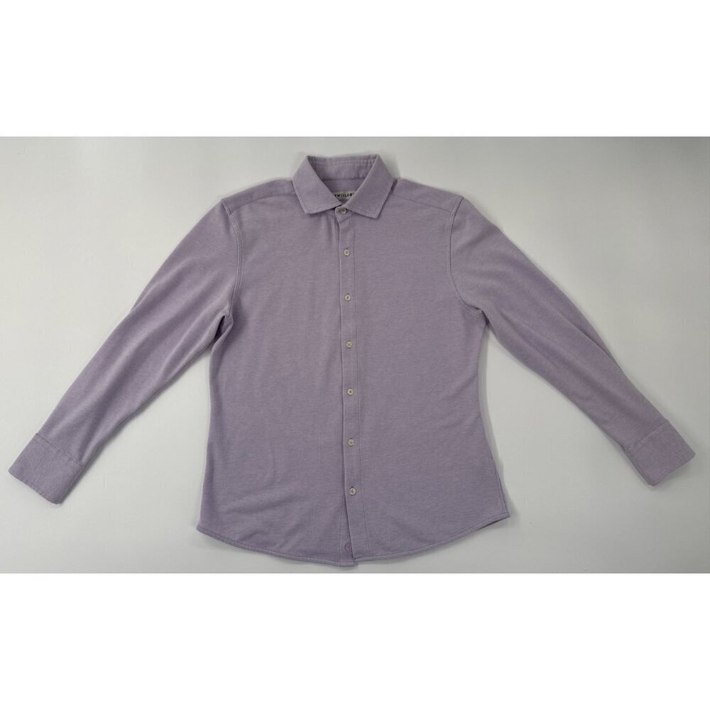 Twillory Shirt Athleisure Athlounger Mens Medium Performance Button Up Collared
